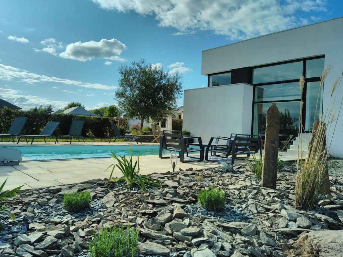 Maison/Villa Avec Piscine Privee Gite Brain D'Eau La Chapelle-de-Brain Ngoại thất bức ảnh